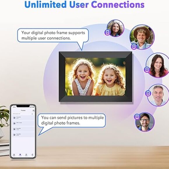 Uhale 10.1" Digital Picture Frame - Picture 2 of 9